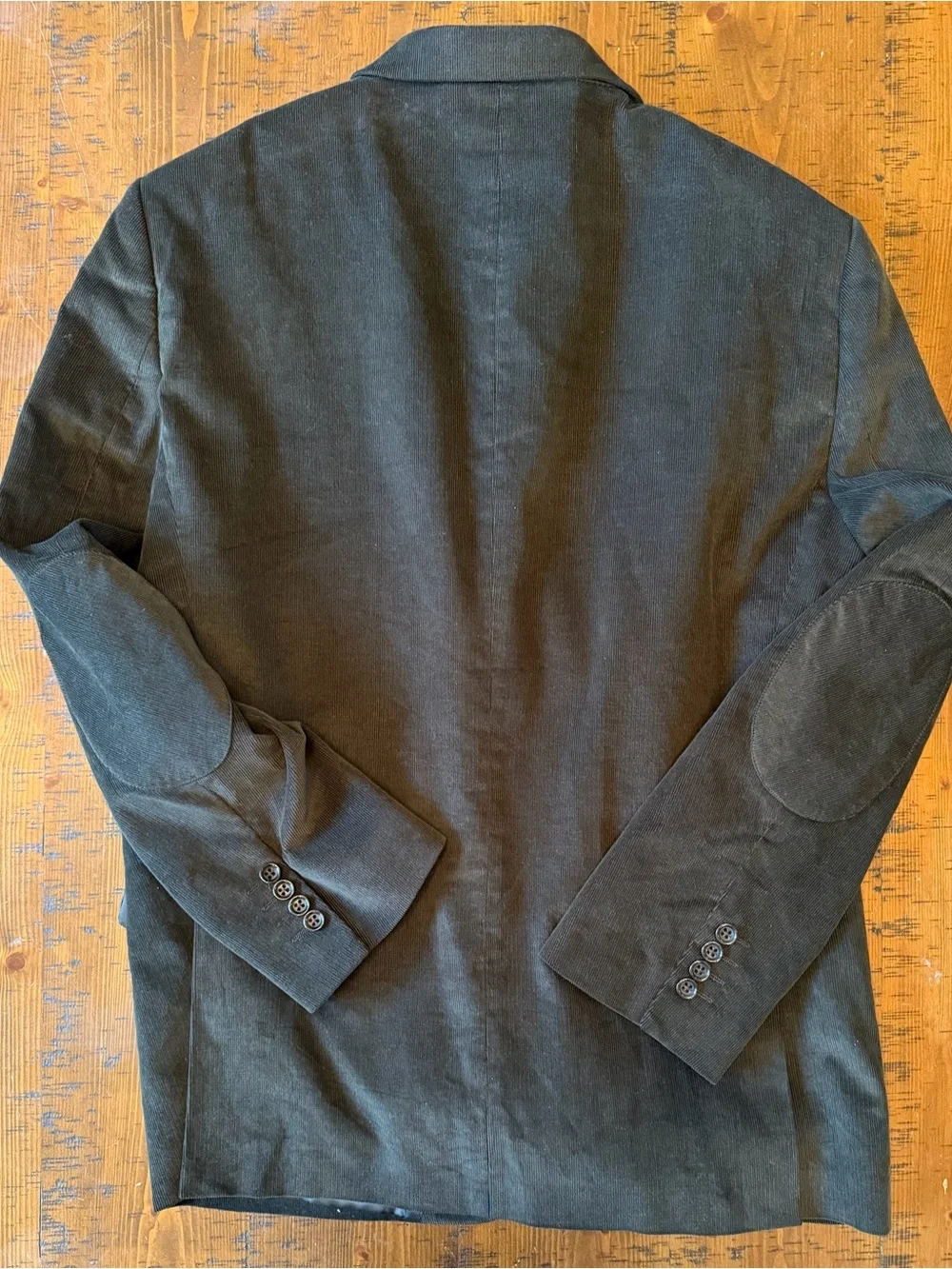 Stafford  Men's Green Corduroy Sport Coat. Size 50R